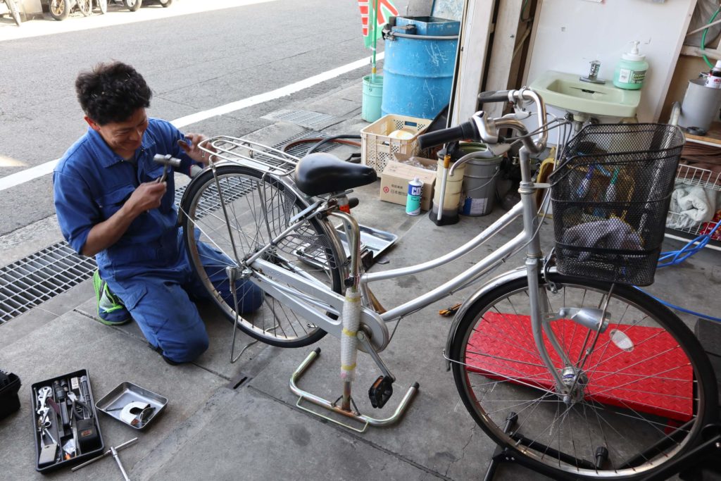 北出オート 自転車 修理